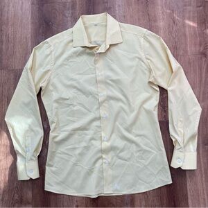 State & Liberty Long Sleeve Button Up Dress Shirt Mens Large Athletic Fit